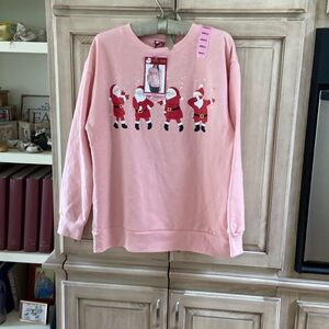Dec. 25th sweatshirt crewneck sz S nwt Santa’s